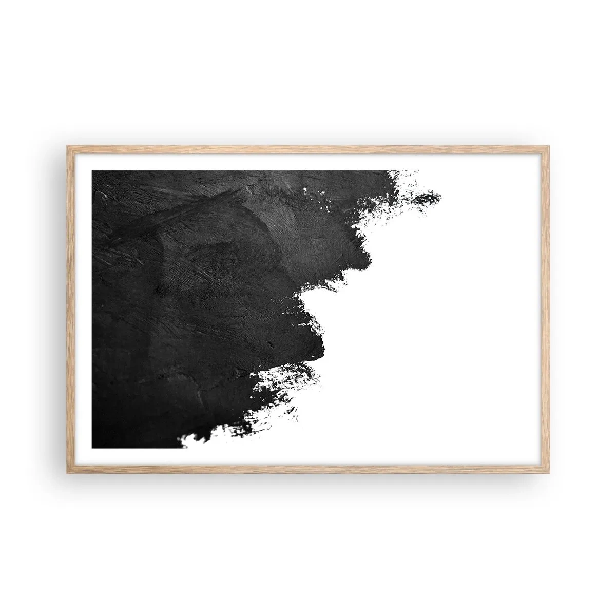 Plakát v rámu světlý dub - Živly: země - 91x61 cm