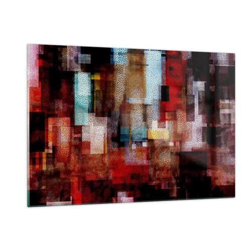 Obraz na skle - Chaos a zmatek - 120x80 cm