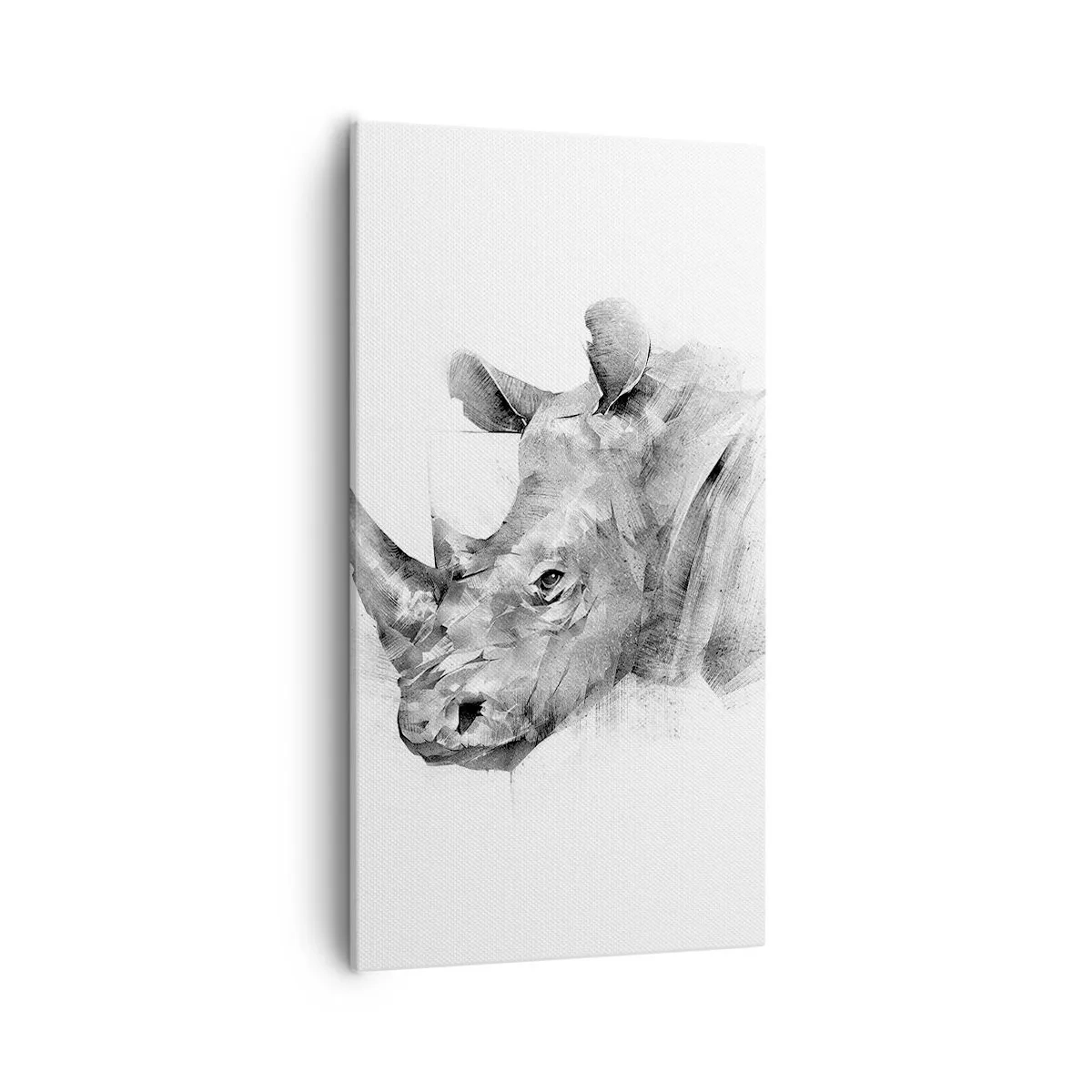 Obraz na plátně - Africký portrét - 55x100 cm