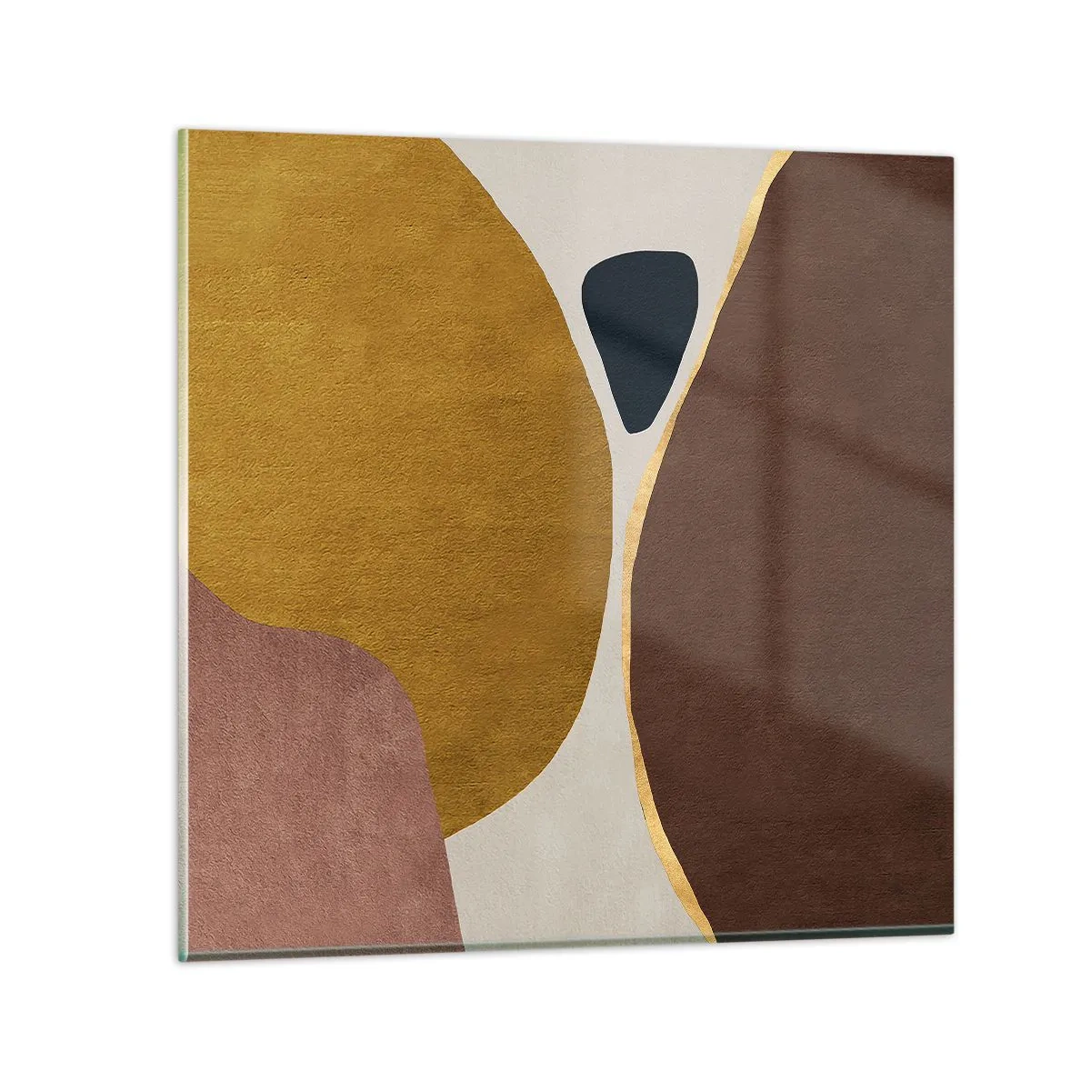 Obraz na skle - Abstrakce – místo v prostoru - 50x50 cm