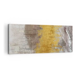 Obraz na plátně - Zlatistý závan - 100x40 cm