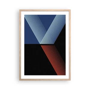 Plakát v rámu světlý dub - Jednoduchý příběh - 50x70 cm