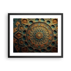 Plakát v černém rámu - V arabském stylu - 50x40 cm