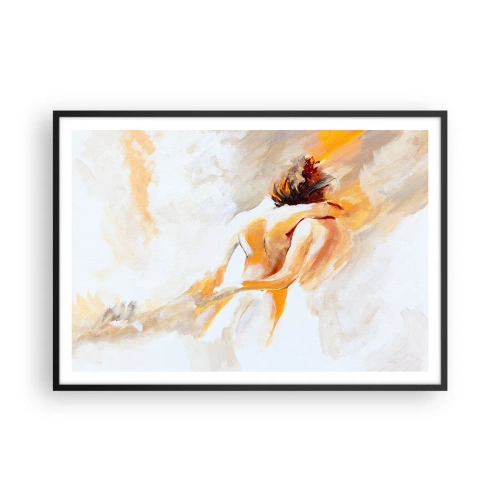 Plakát v černém rámu - Blízkost v nebi - 100x70 cm