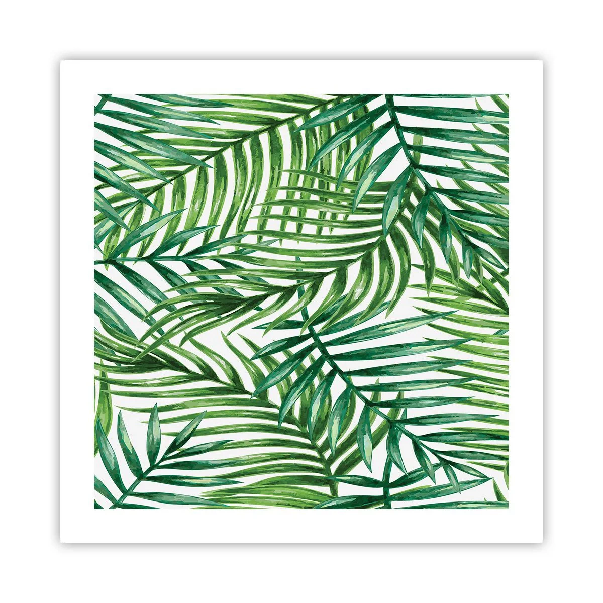 Plakát - Pod zeleným baldachýnem - 50x50 cm