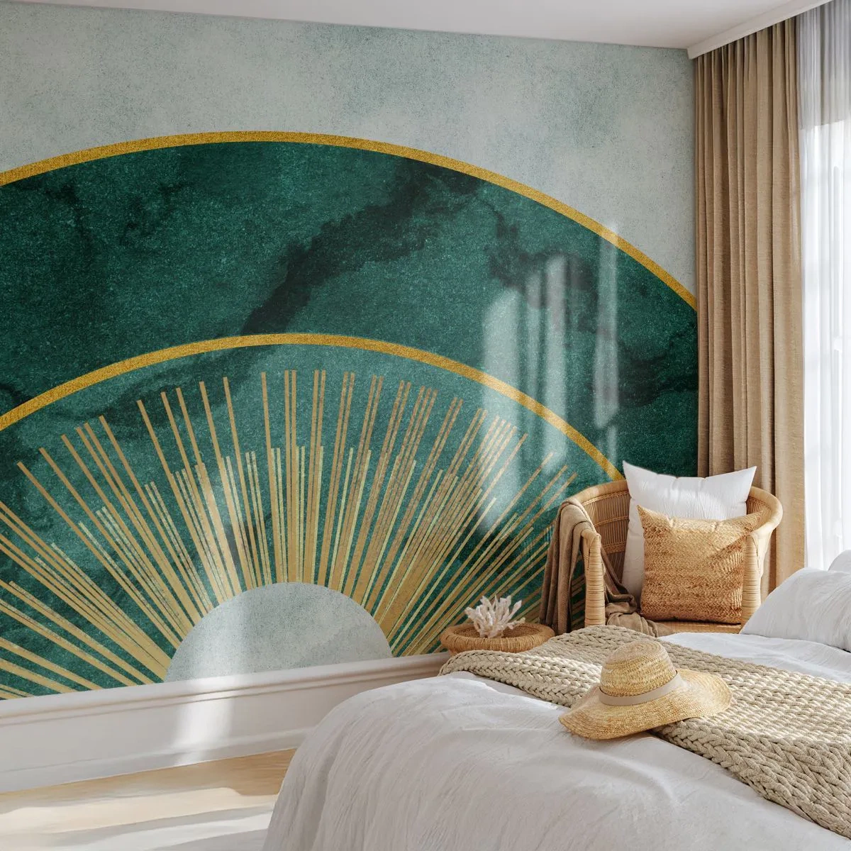 Fototapeta Premium Sand - Jiná sluneční soustava - Art Deco, Moderní, Abstrakce - 450x315 cm