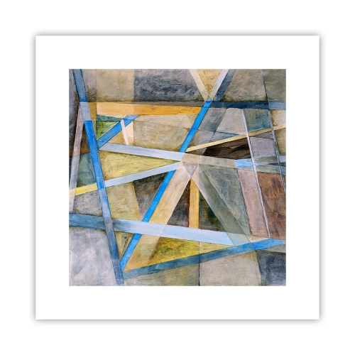 Plakát - Přímo nebo diagonálně? - 30x30 cm