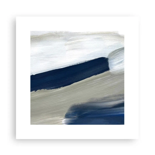 Plakát - Setkání s bílou - 30x30 cm