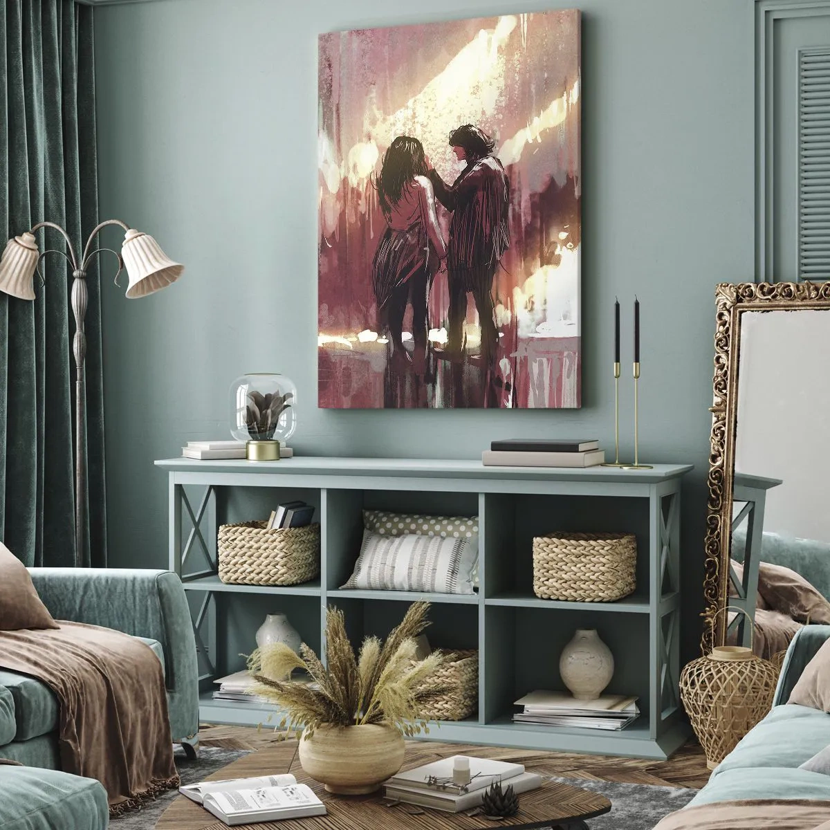 Obraz na plátně - Věčný příběh lásky - 50x70 cm