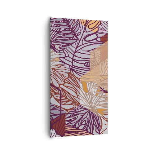 Obraz na plátně - Nemožný vztah mezi geometrií a přírodou - 65x120 cm