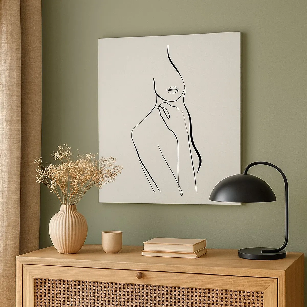 Obraz na plátně - Vlna melancholie - 30x30 cm