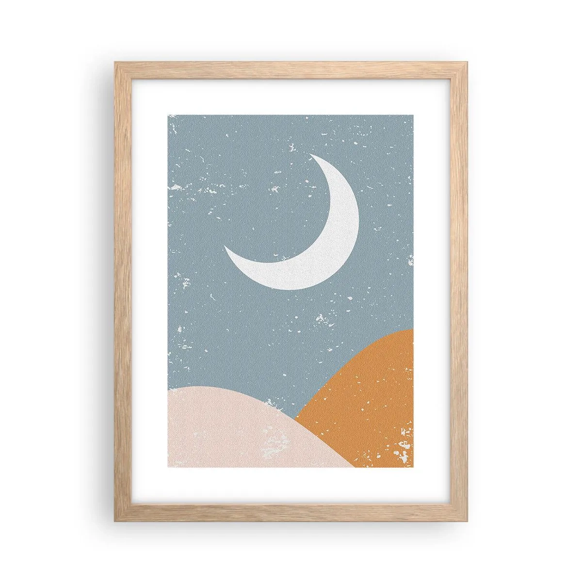 Plakát v rámu světlý dub - Zázrak mnoha nocí - 30x40 cm