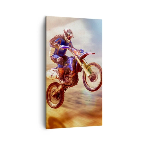 Obraz na plátně - Motocyklová závrať - 45x80 cm
