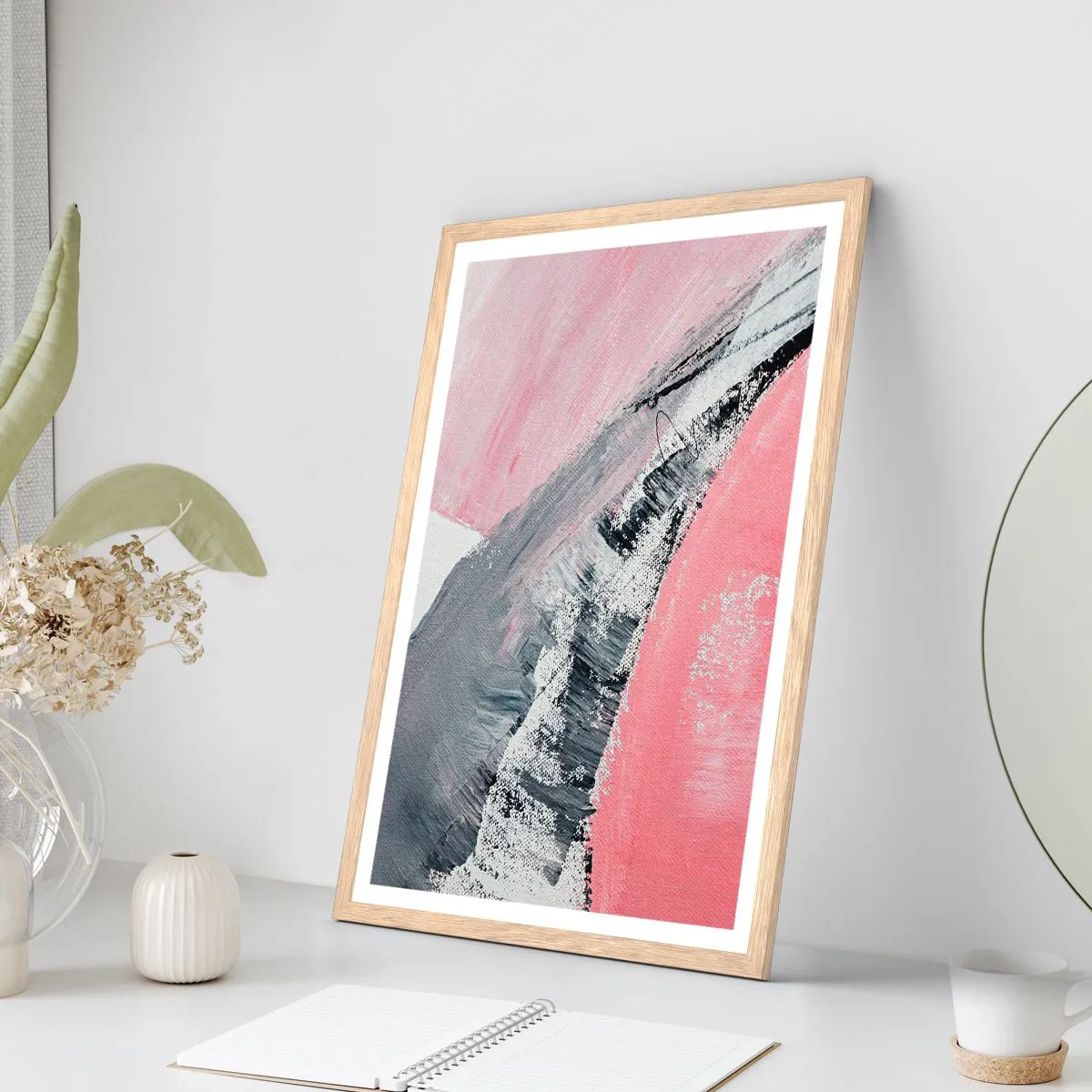 Plakát v rámu světlý dub - Sladěná kompozice - 40x50 cm