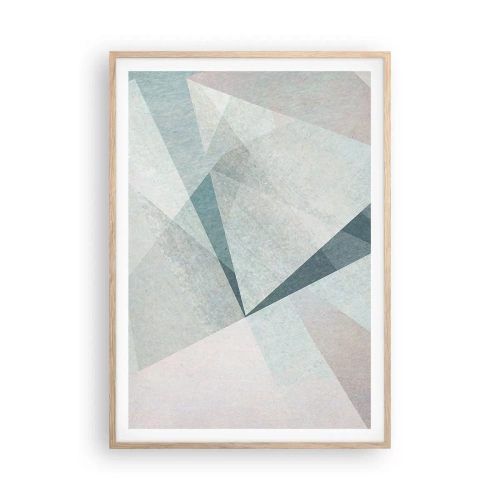 Plakát v rámu světlý dub - V klidu, ale dynamicky - 70x100 cm