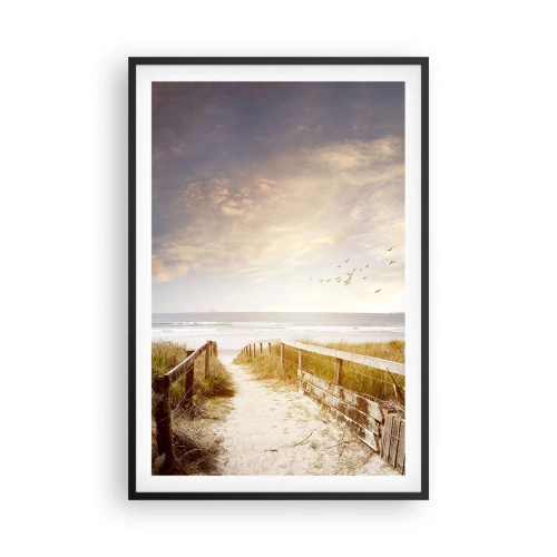 Plakát v černém rámu - Prostor klidu - 61x91 cm