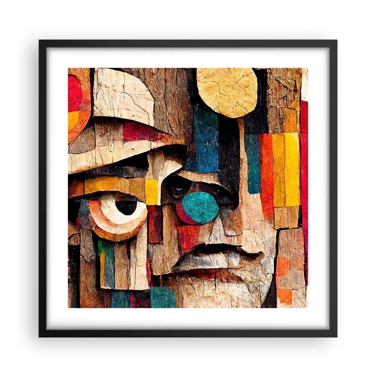 Plakát v černém rámu - Vidím tě… - 50x50 cm