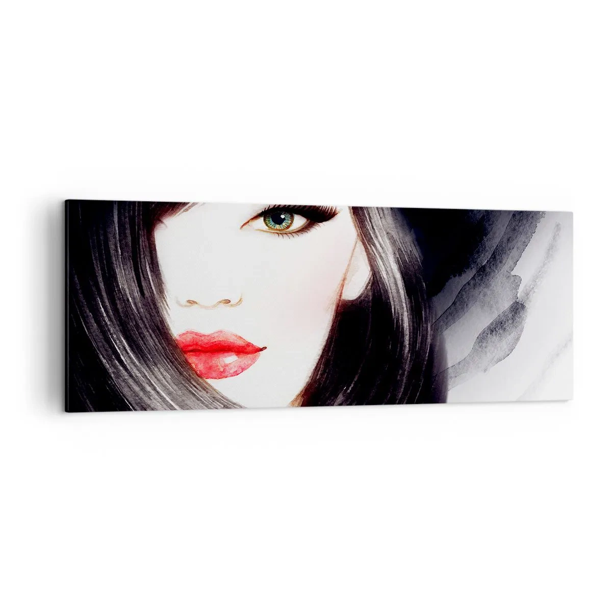 Obraz na plátně - Safírový pohled - 140x50 cm