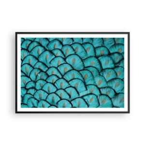 Plakát v černém rámu - Velká slavnost peří - 100x70 cm