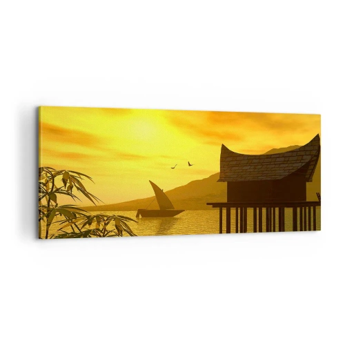 Obraz na plátně - Vytoužený klid - 100x40 cm