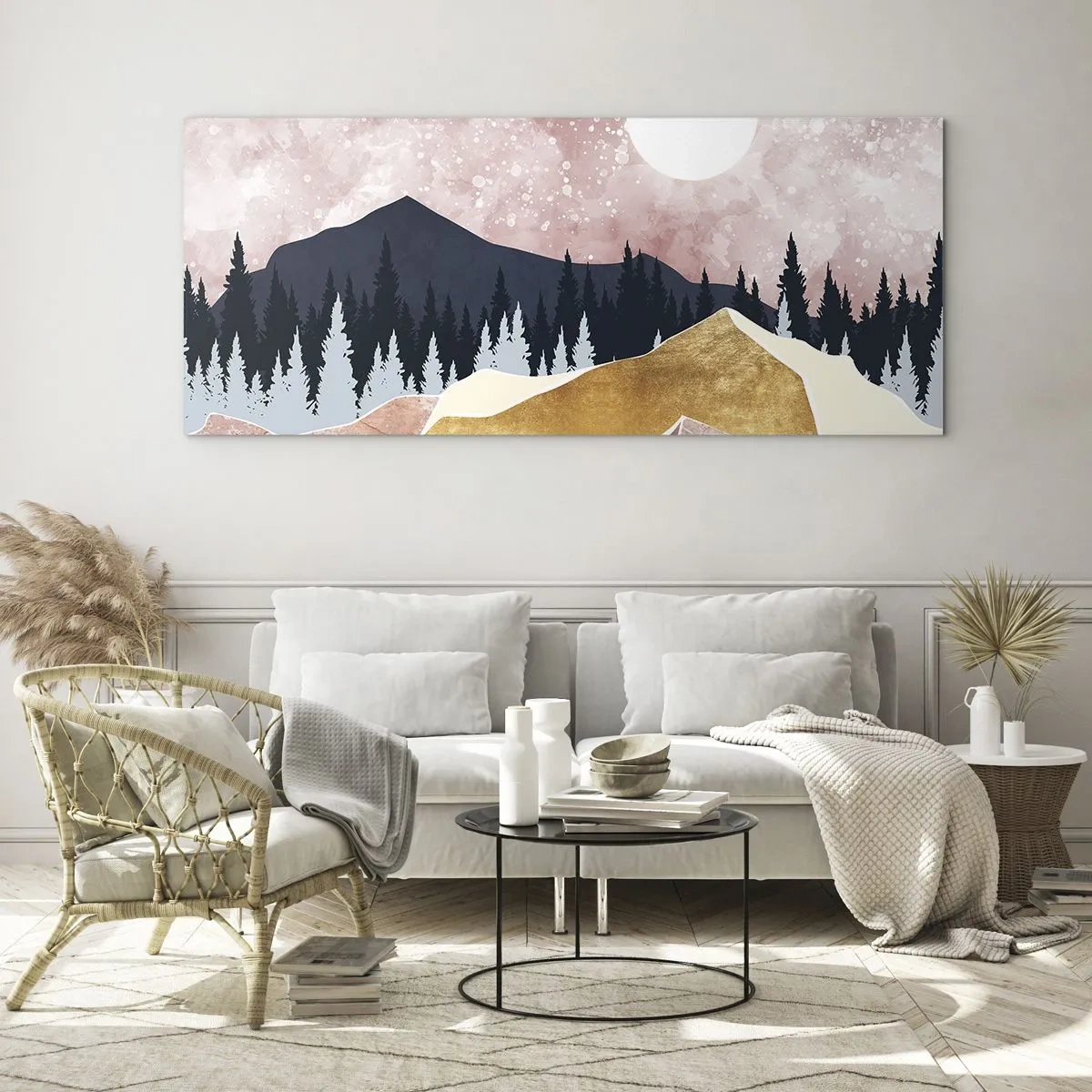 Obraz na skle - Noční hlídka - 120x50 cm