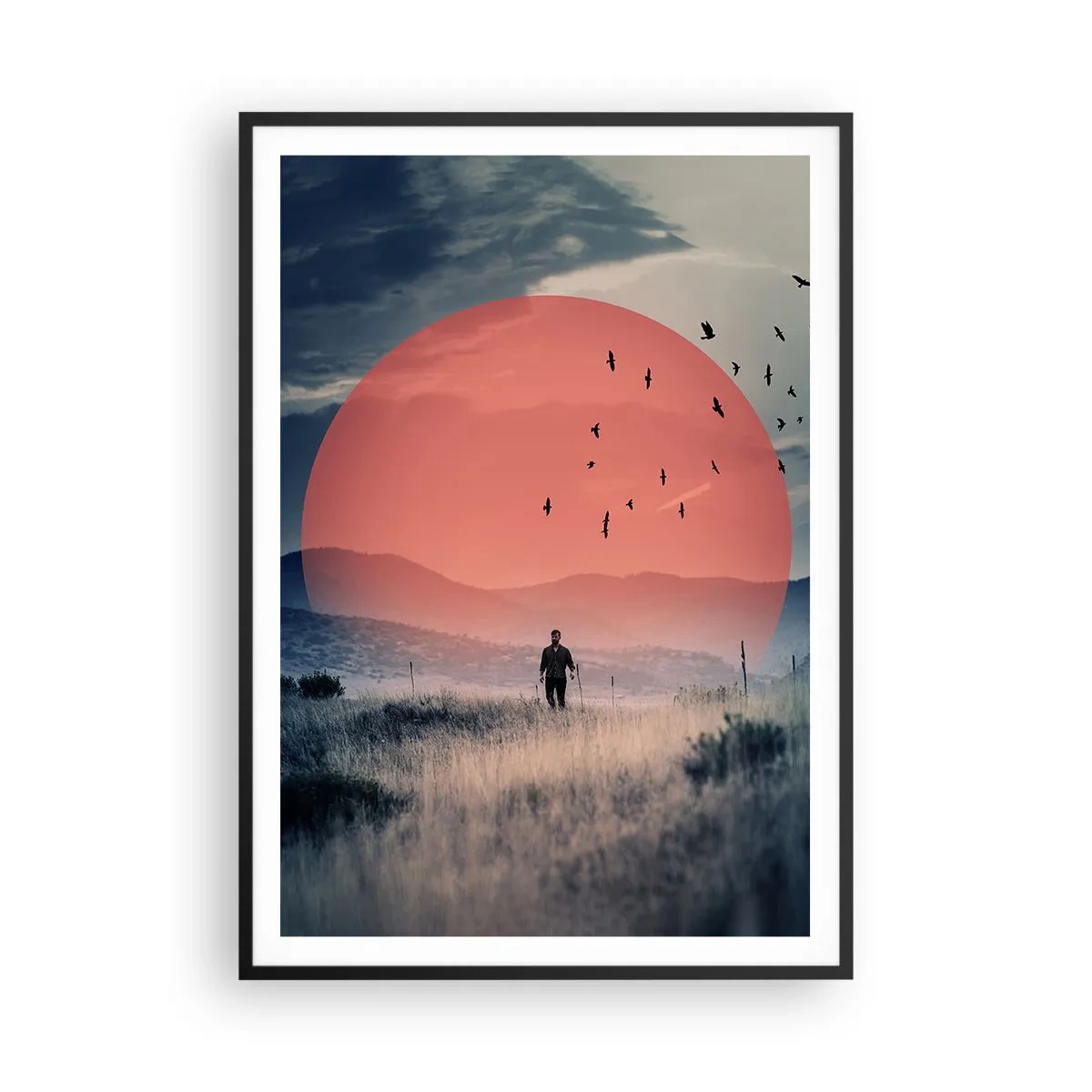 Plakát v černém rámu - Ve svém živlu - 70x100 cm