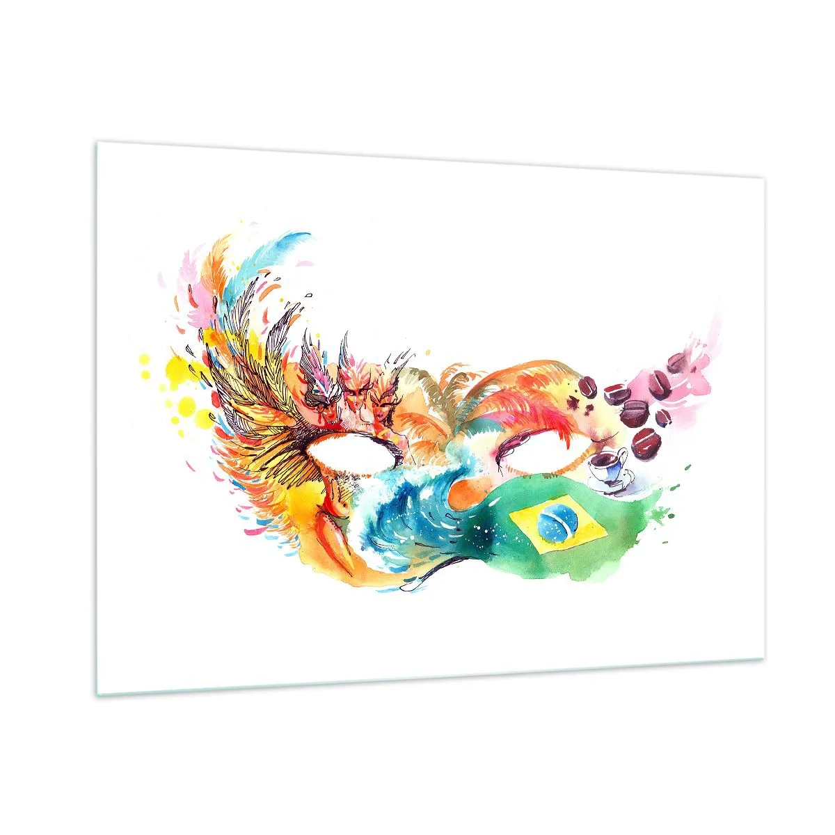 Obraz na skle - Brazílie vítá sambou - 100x70 cm