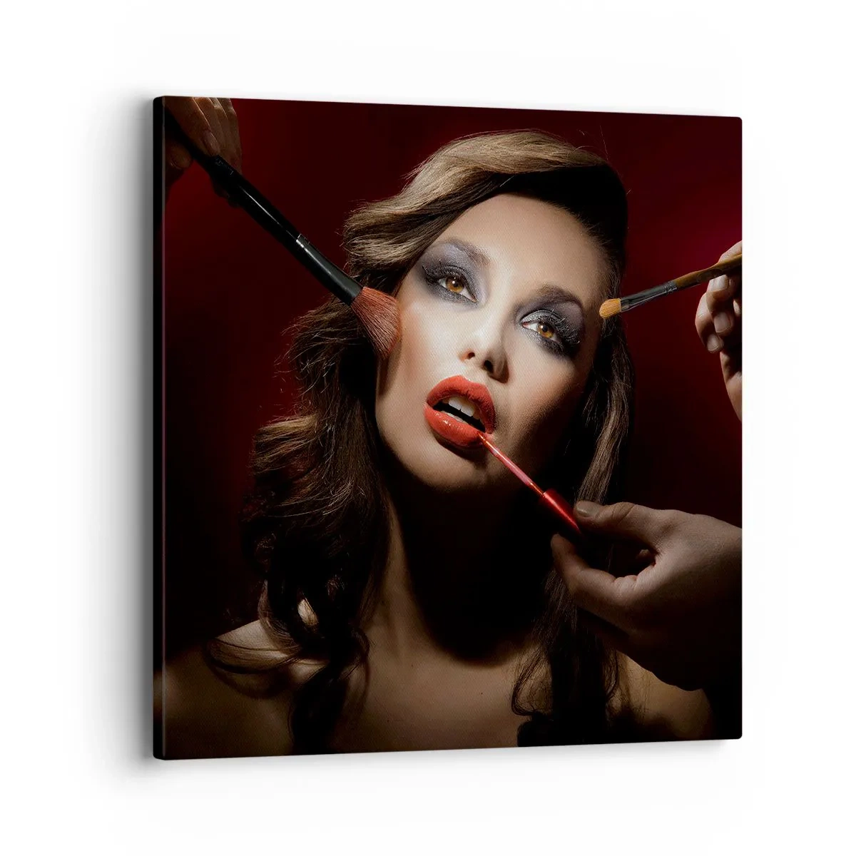 Obraz na plátně - Krásná zasněná - 40x40 cm