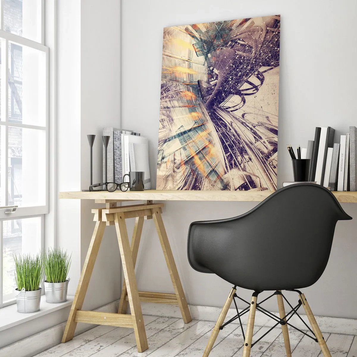 Obraz na skle - Ve velkém spěchu - 50x70 cm