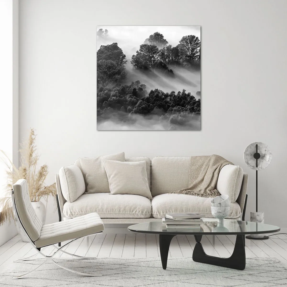 Obraz na skle - Probouzení ze spánku - 40x40 cm