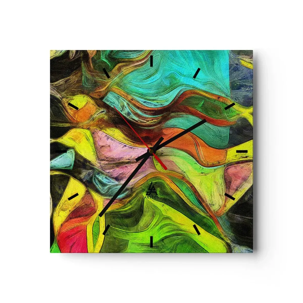 Nástěnné hodiny - Pohyb je život - 30x30 cm