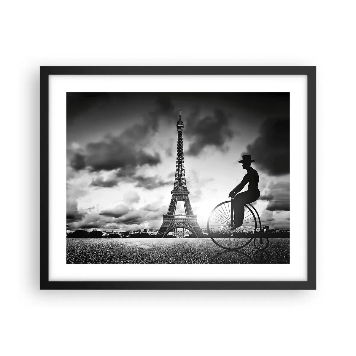 Plakát v černém rámu - Touha po Belle Epoque - 50x40 cm