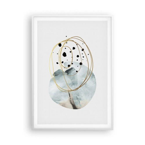 Plakát v bílém rámu - V objetí prostoru - 70x100 cm
