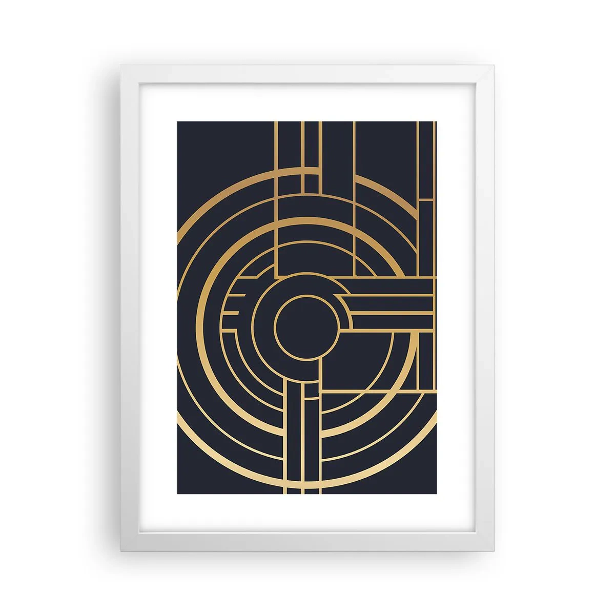 Plakát v bílém rámu - Obraty události - 30x40 cm