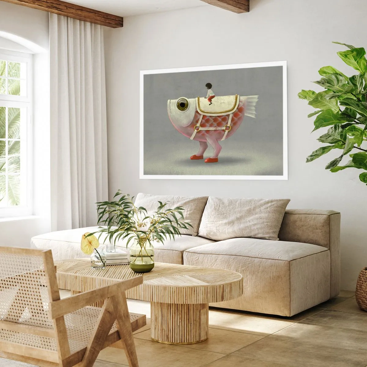 Plakát - Rybí jezdec - 100x70 cm