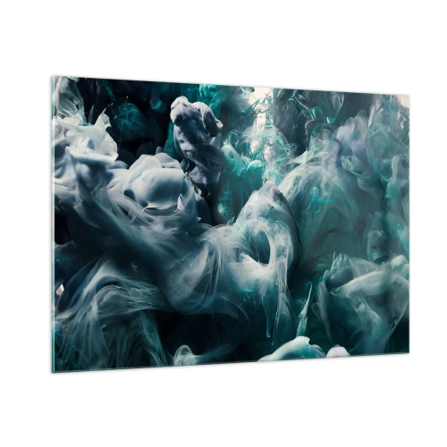 Obraz na skle - Pohyb barvy - 100x70 cm