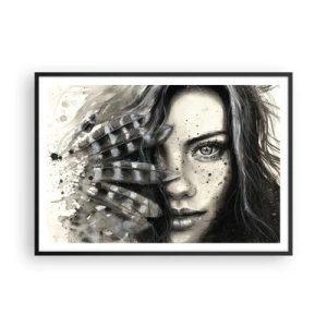 Plakát v černém rámu - Divoká krása - 100x70 cm