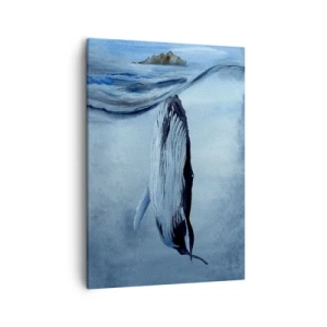 Obraz na plátně - Dva světy severu - 50x70 cm