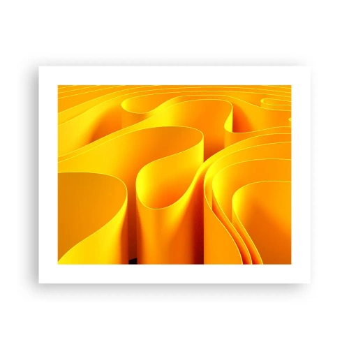 Plakát - Jako sluneční vlny - 50x40 cm