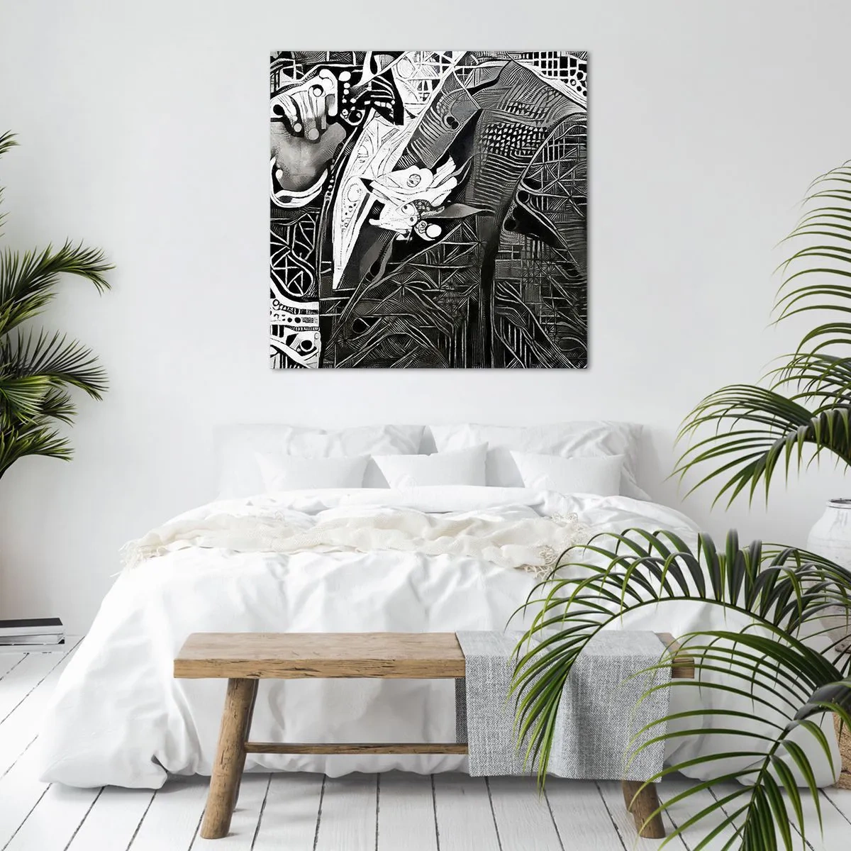 Obraz na plátně - Pouze zdánlivě šedý člověk - 60x60 cm