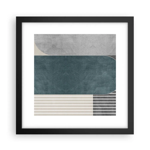 Plakát v černém rámu - Kompozice na úrovni - 30x30 cm