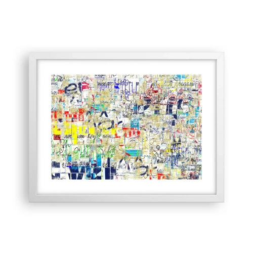 Plakát v bílém rámu - Prostě potěší oči - 40x30 cm