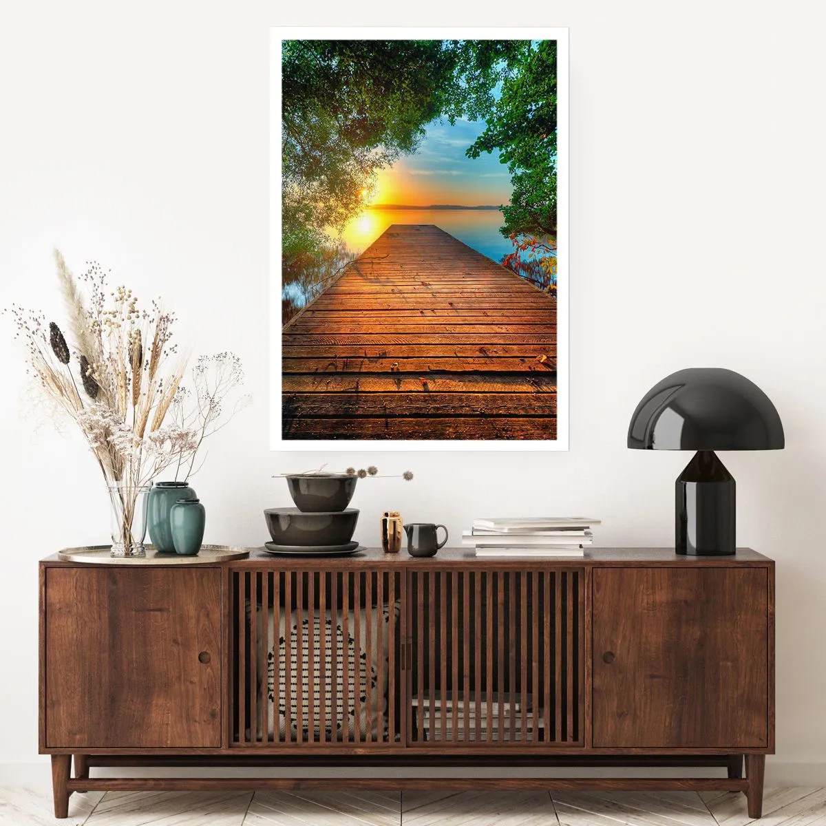 Plakát - Nespěchej, posaď se - 70x100 cm