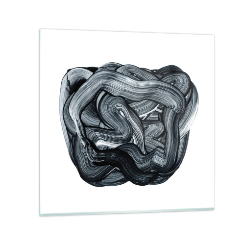 Obraz na skle - Není to tak jednoduché - 30x30 cm