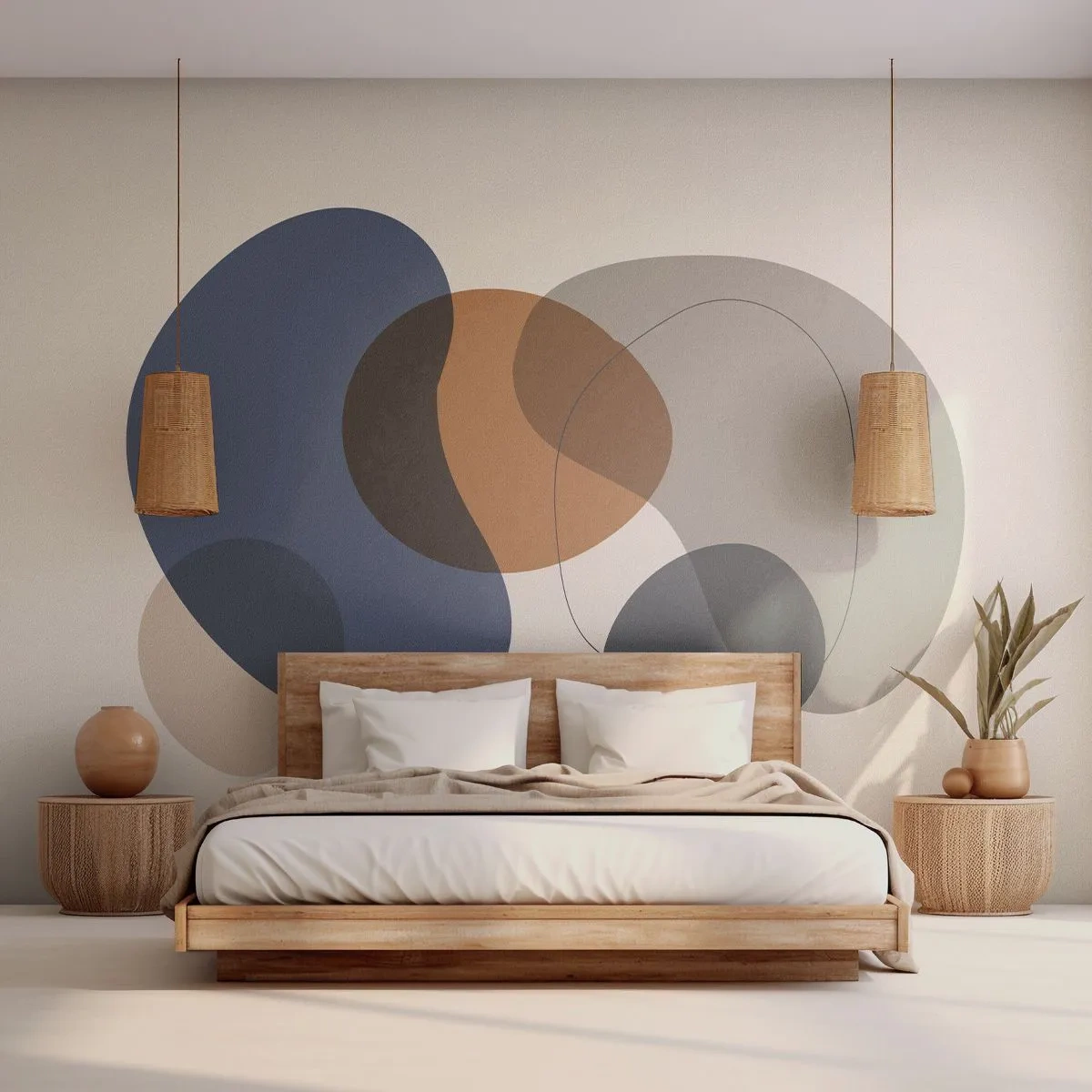Fototapeta Premium Canvas - Kapky barev - Abstrakce, Kus, Grafika - 250x175 cm