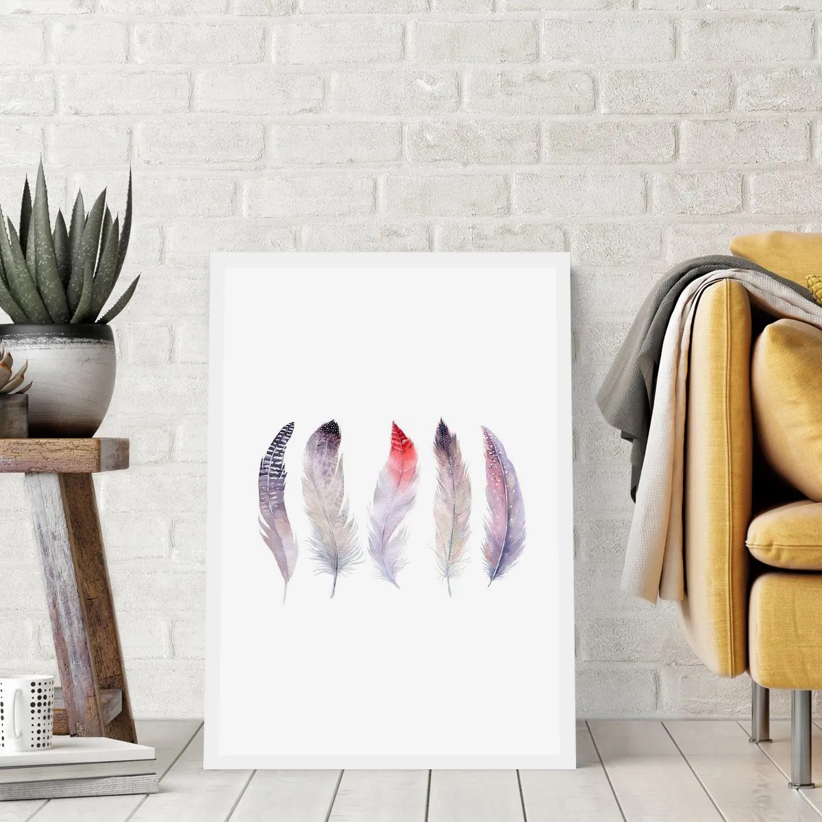 Plakát - Jemné jako různobarevná mlha - 70x100 cm