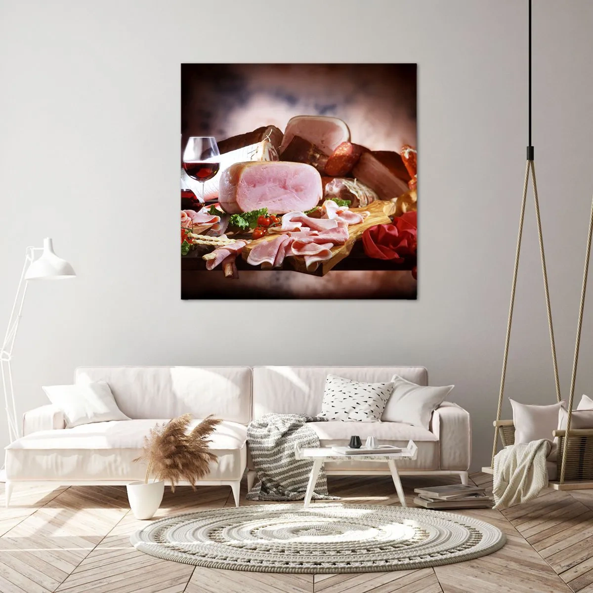 Obraz na plátně - Kulinární snění s karafou - 40x40 cm