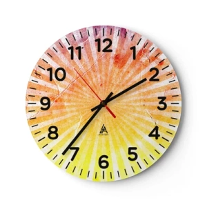 Nástěnné hodiny - Východy a západy - 30x30 cm