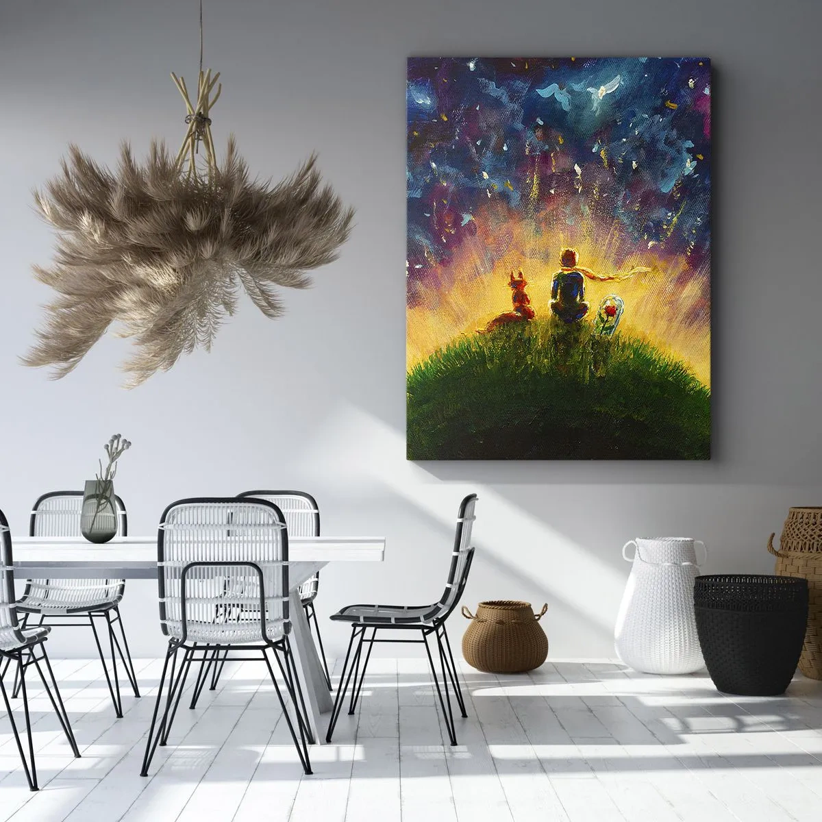 Obraz na plátně - Láska a přátelství - celý svět - 45x80 cm
