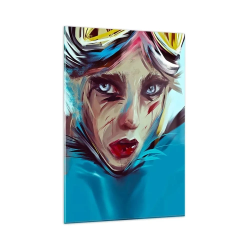 Obraz na skle - Silniční válečnice - 80x120 cm